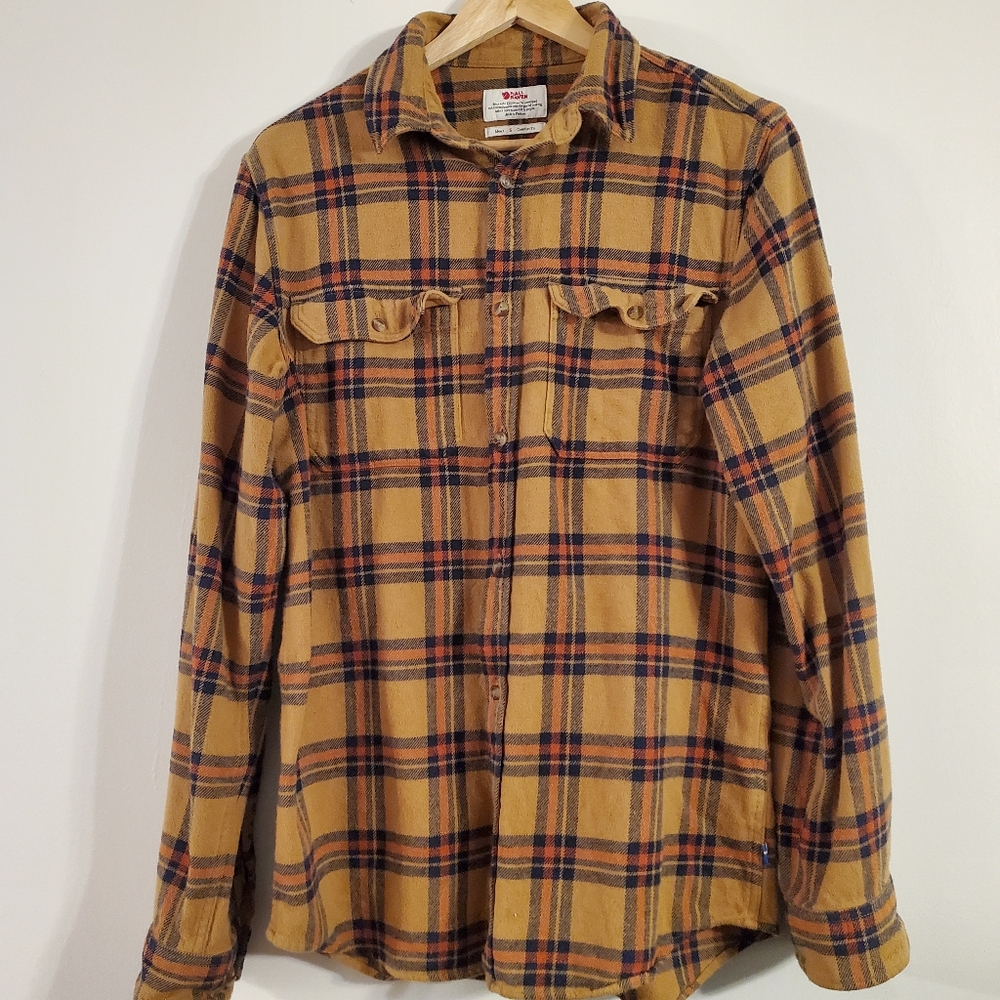 FJALLRAVEN Plaid Heavy Flannel Shirt S